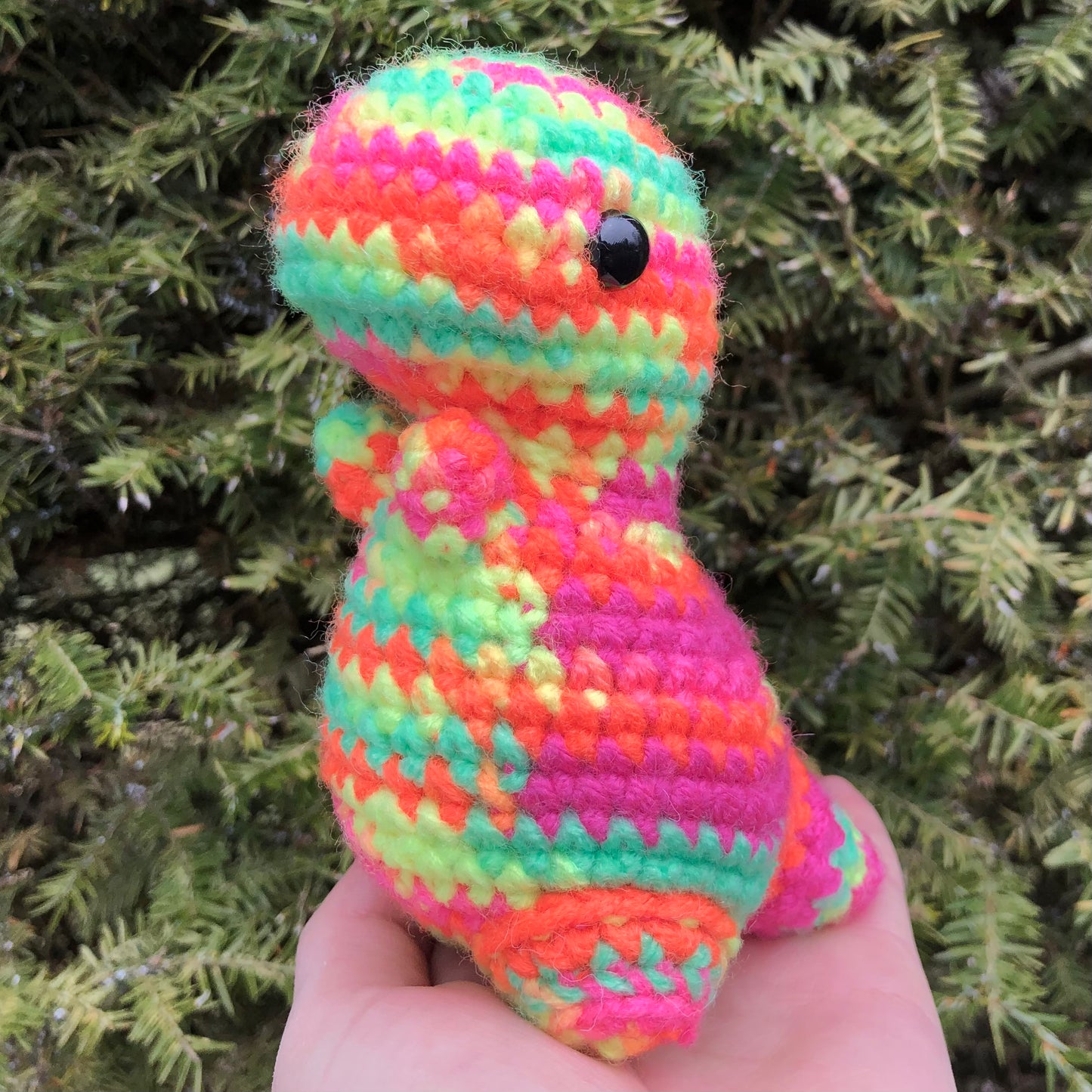 Bright Stripes Baby Dino
