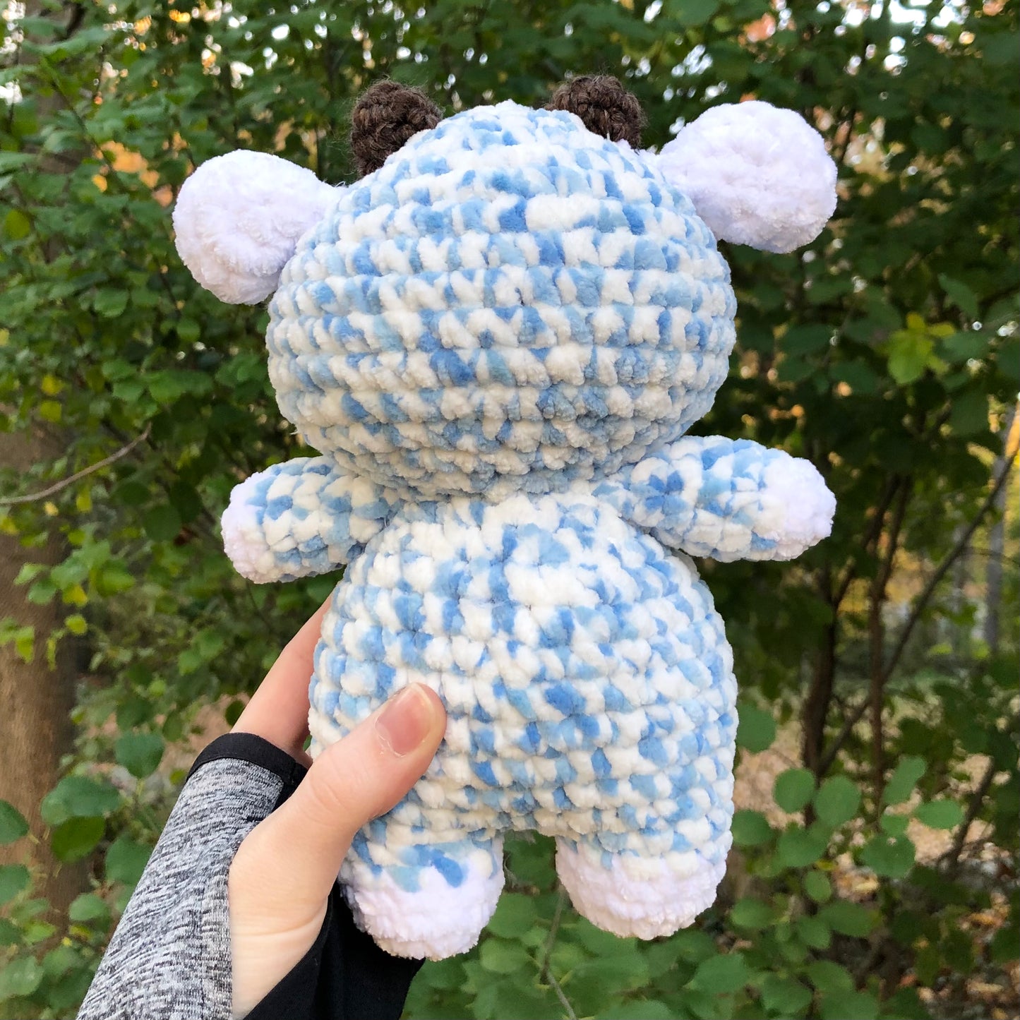Puffy Clouds Cow