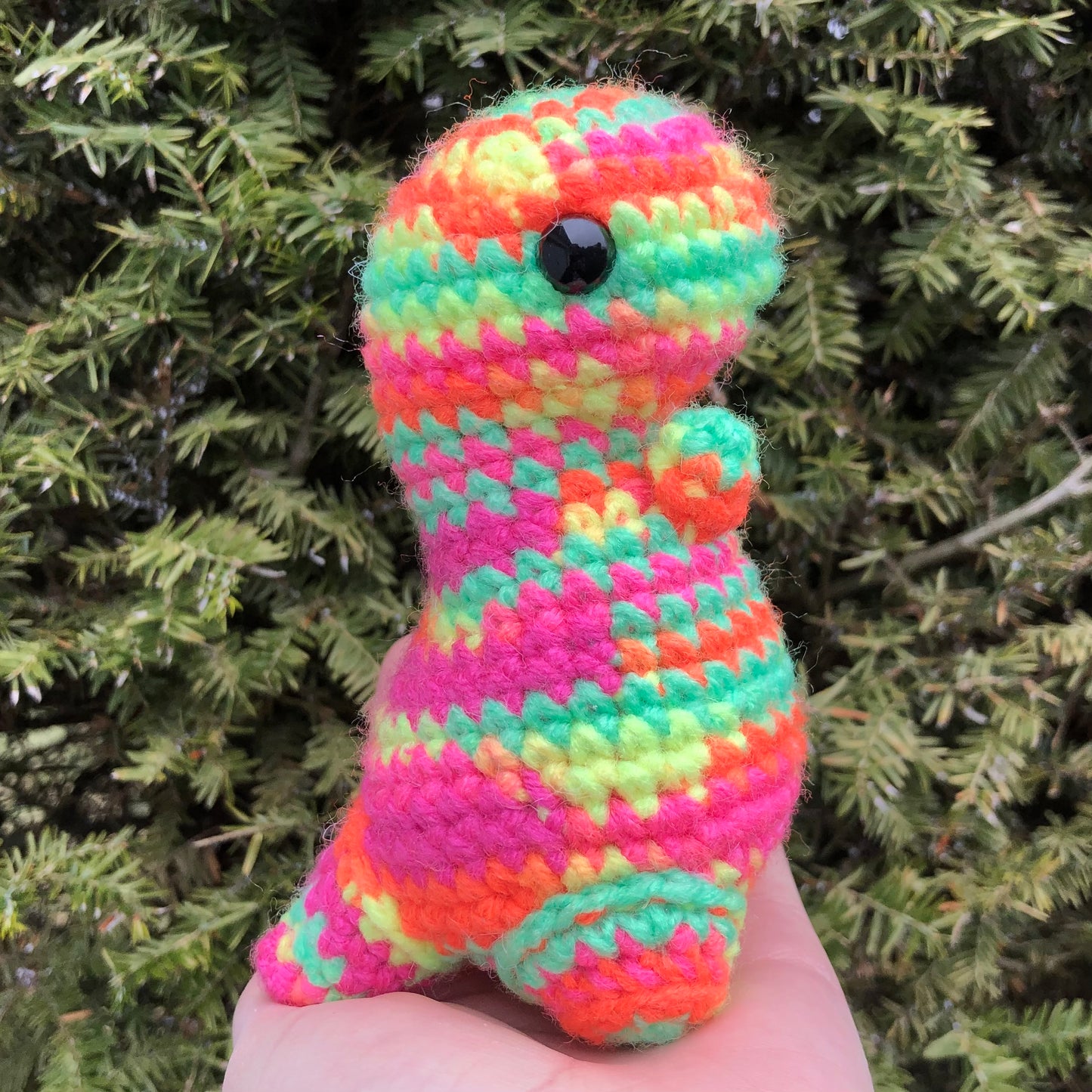Bright Stripes Baby Dino