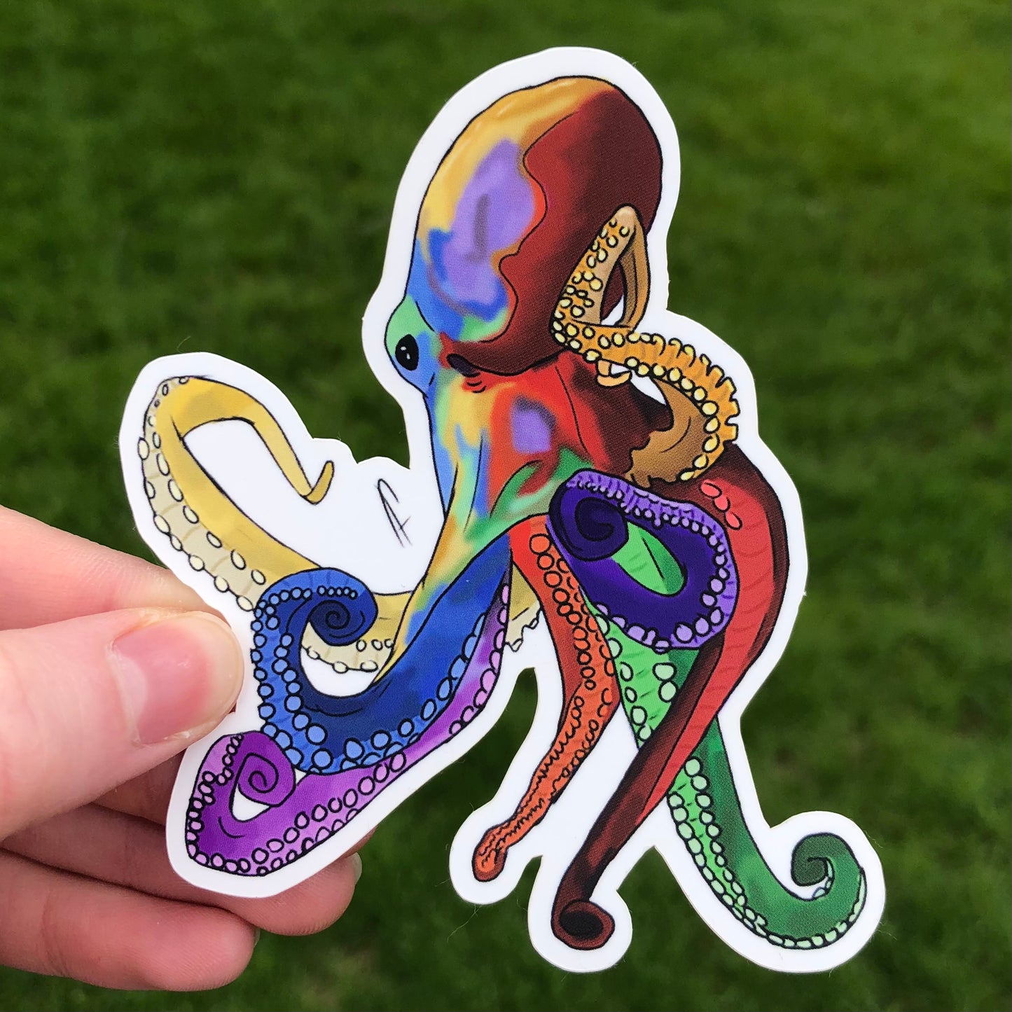Triceratops, Octopus, Manatee Stickers