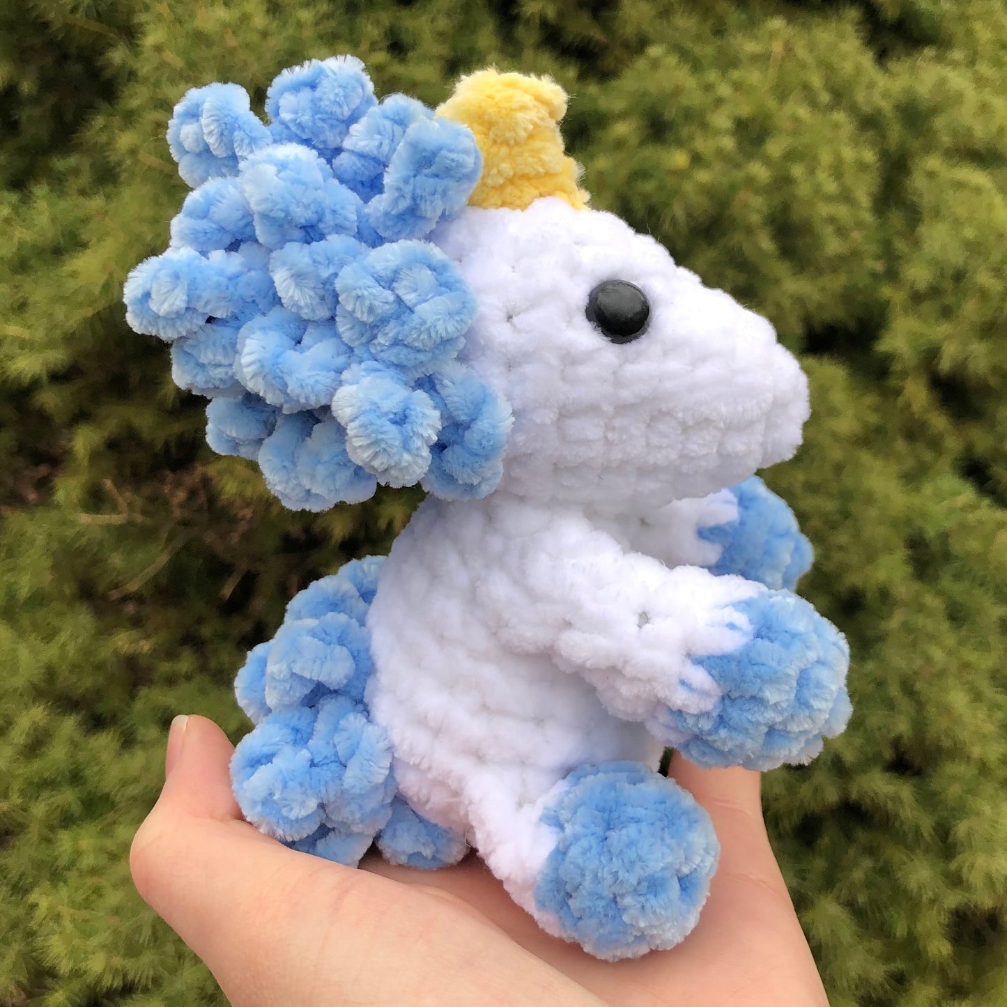 Blue Cotton Candy Unicorn