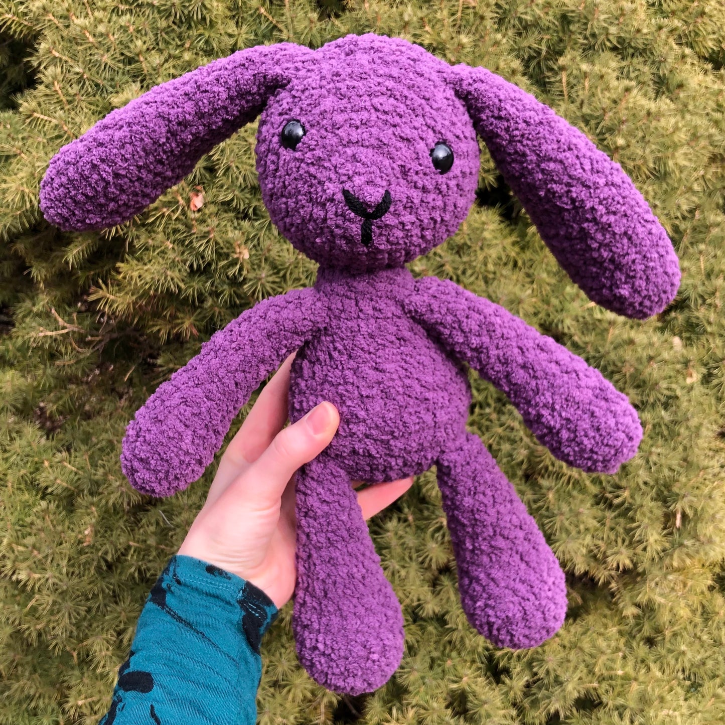 Purple Fluffy Bunny