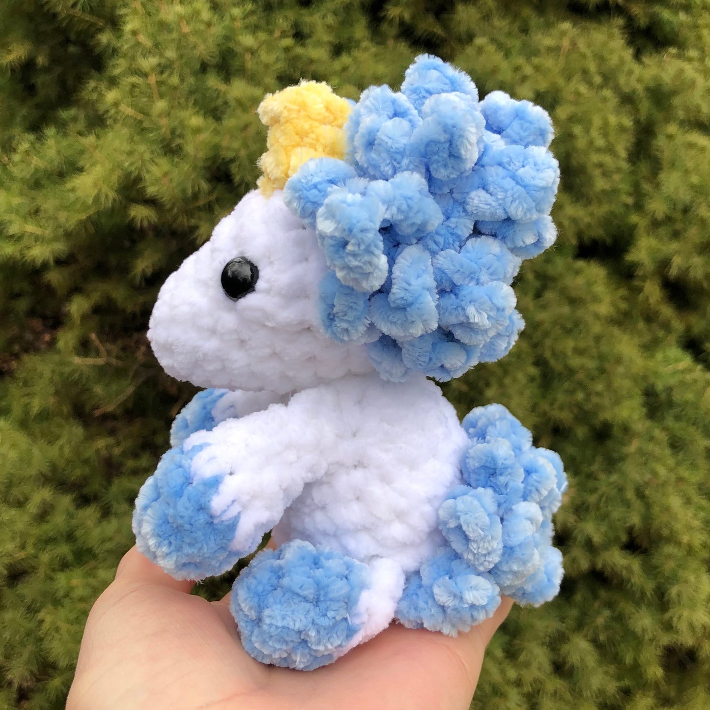 Blue Cotton Candy Unicorn