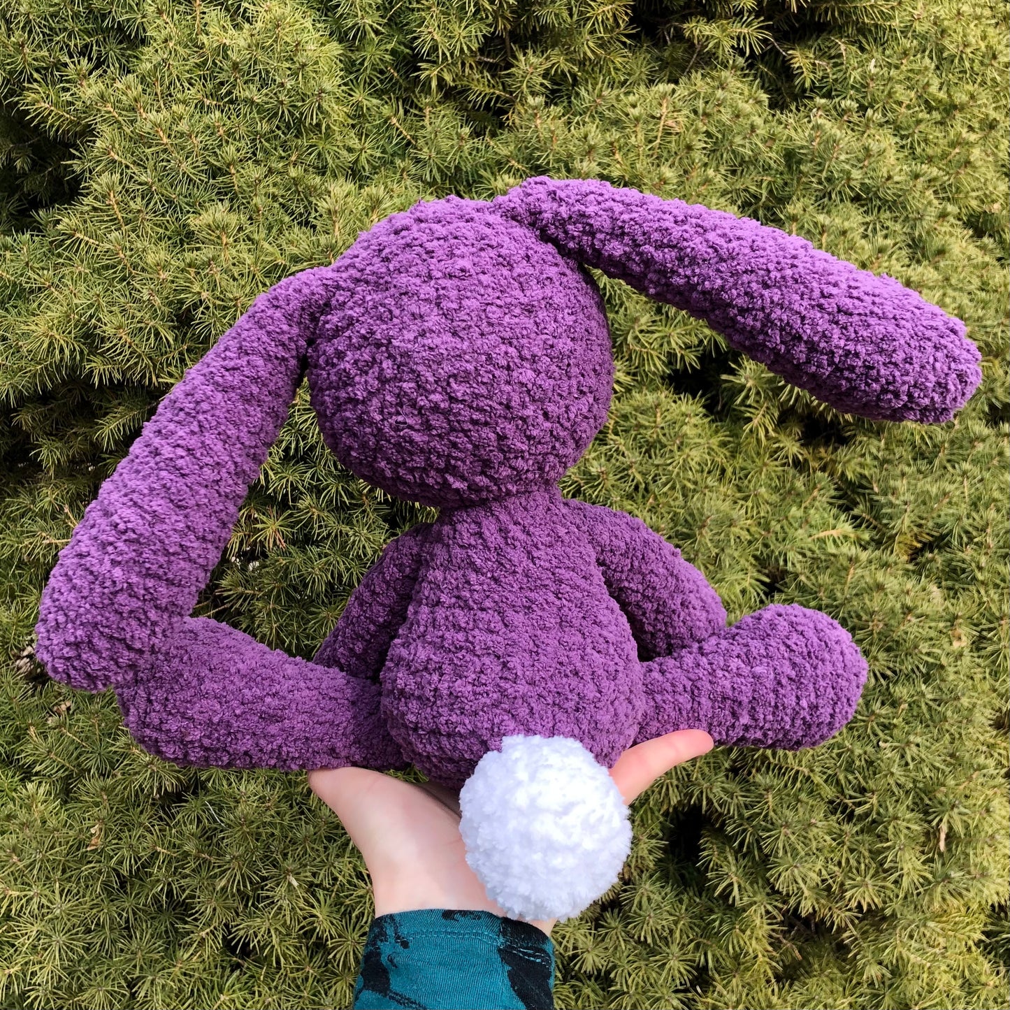 Purple Fluffy Bunny