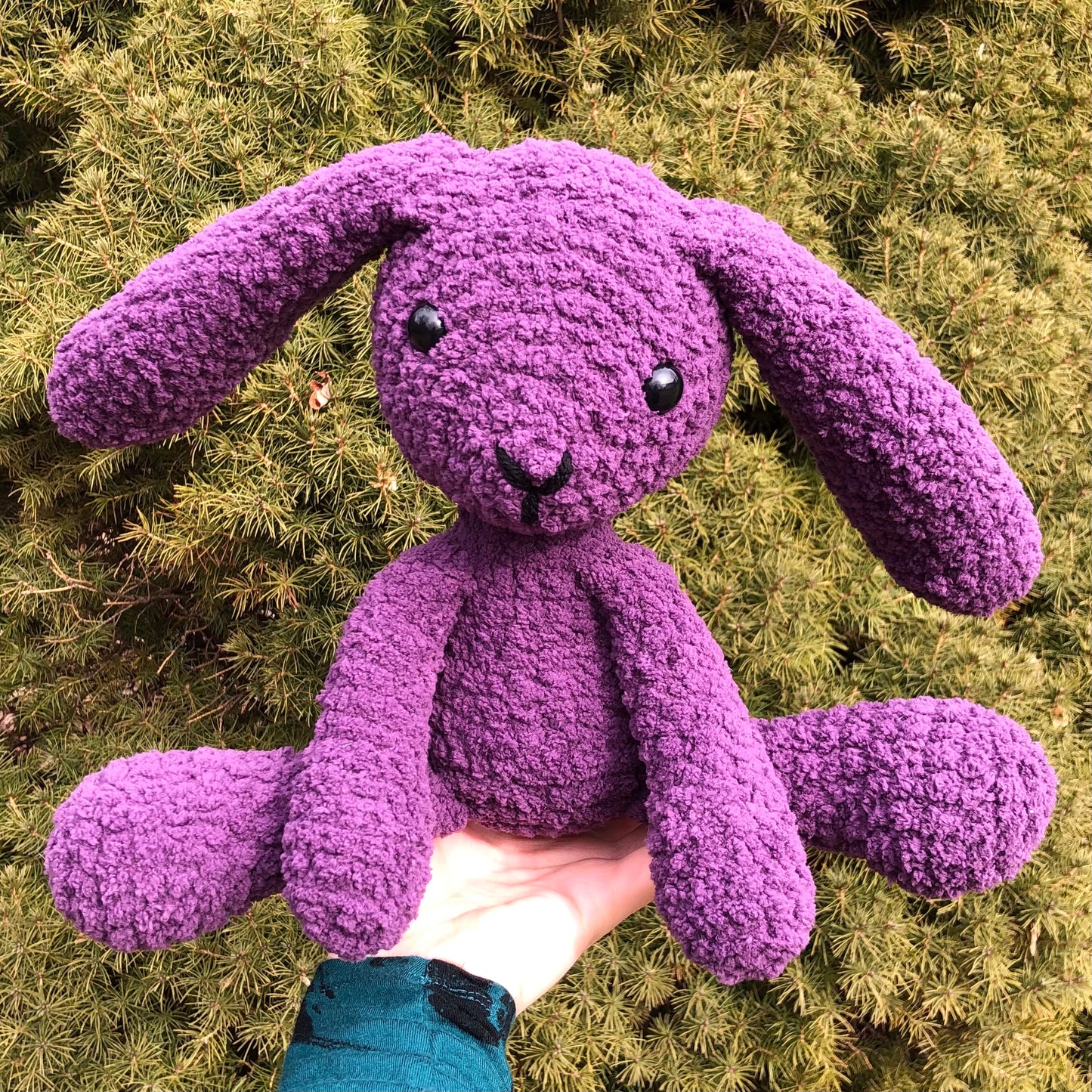 Purple Fluffy Bunny