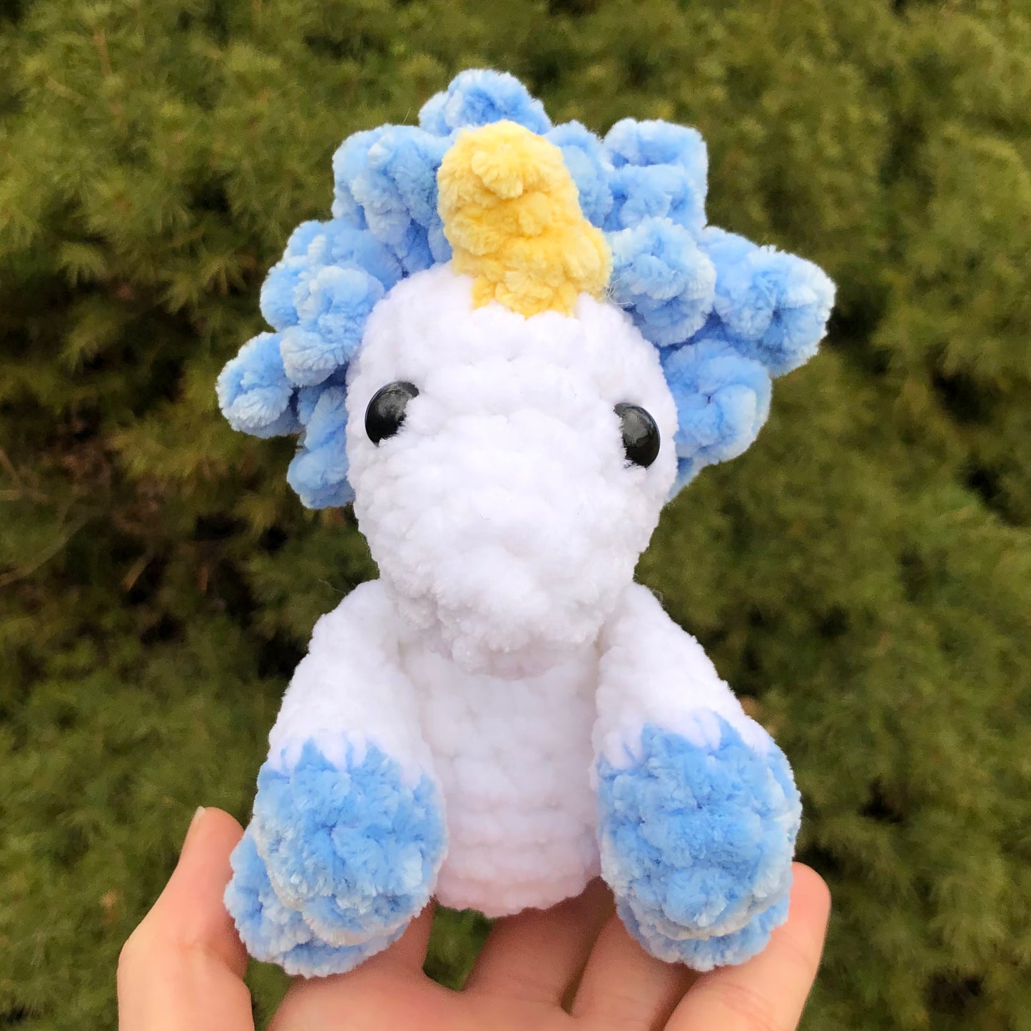 Blue Cotton Candy Unicorn